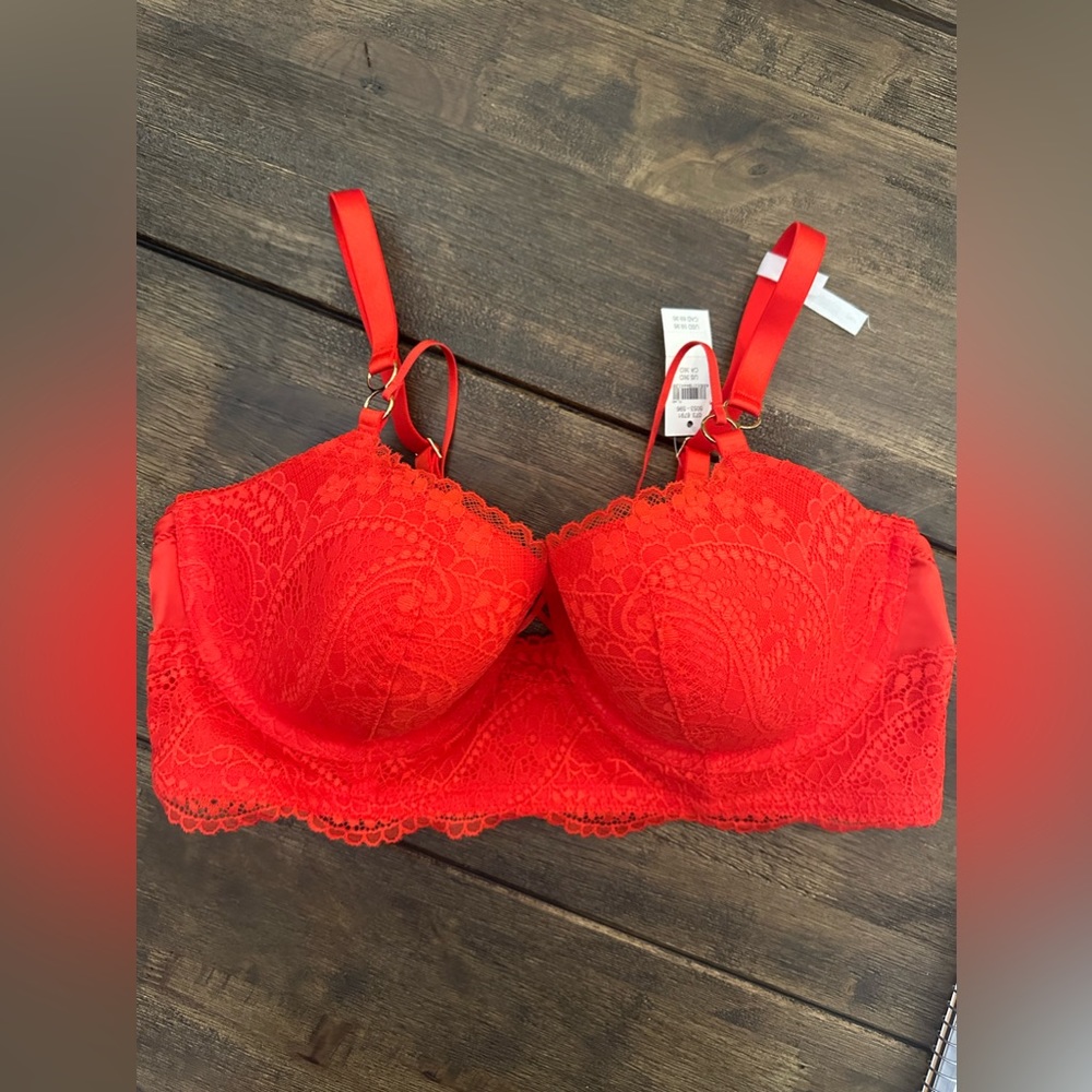 Aerie Red Lace Bralette